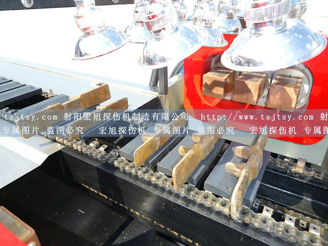 產(chǎn)品名稱(chēng)：鐵齒熒光磁粉探傷檢測(cè)線(xiàn)
產(chǎn)品型號(hào)：HCDG-2000
產(chǎn)品規(guī)格：臺(tái)
